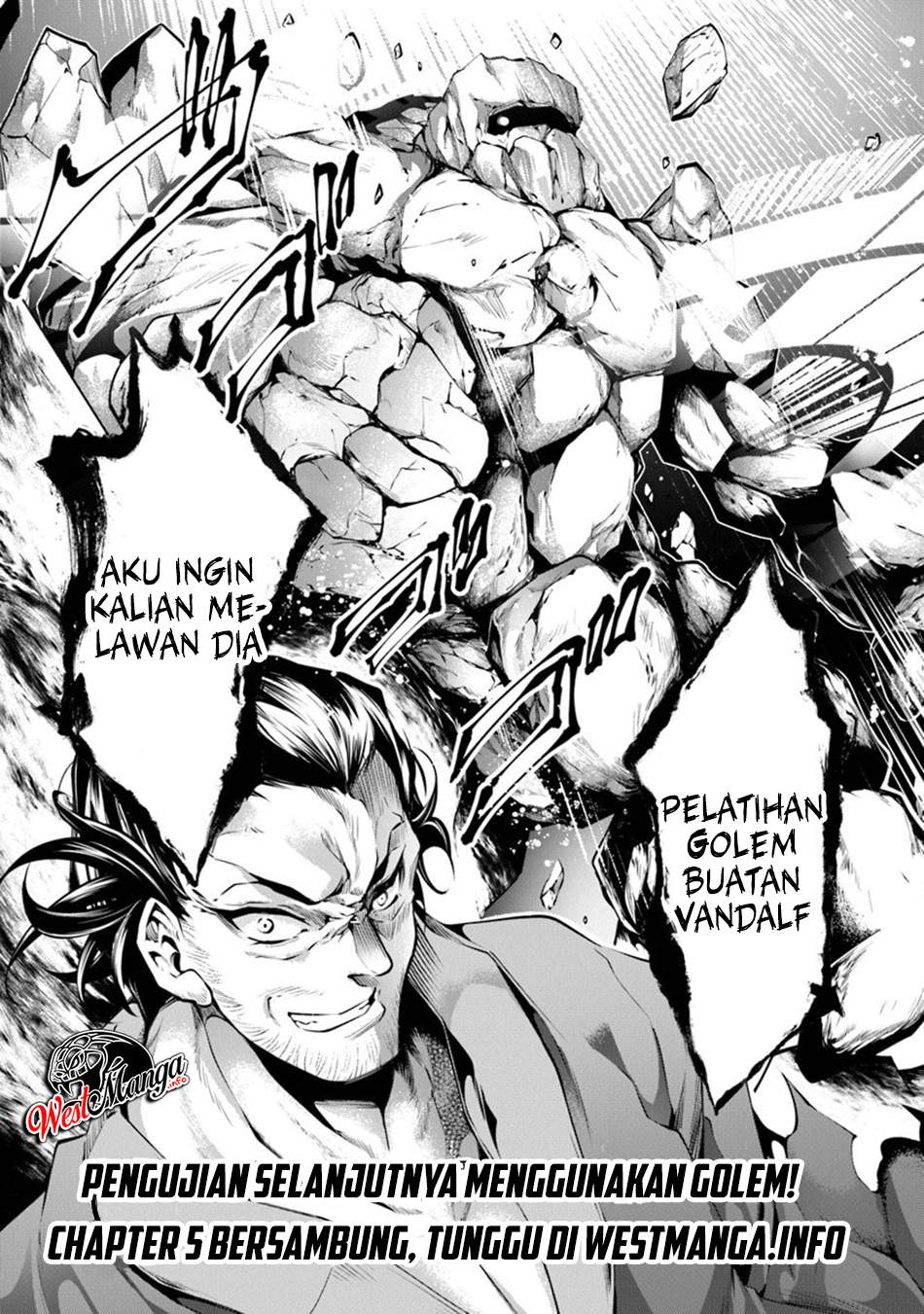 Kamigami ni Sodaterare Shimo no, Saikyou to Naru chapter 4